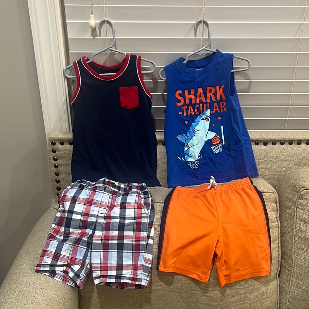 Boys' Tank Tops and Shorts Set